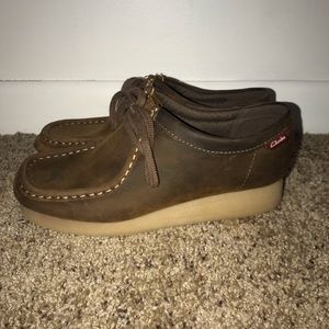 WOMEN'S CLARKS PADMORE WALLABEE MOC SHOES